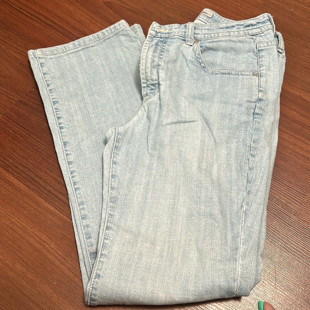 Chico’s light blue jeans